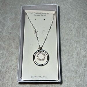 18” Pendant Genuine Crystal